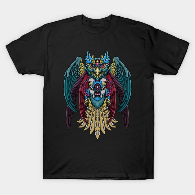 Cyber owl T-Shirt by Snag_artconcept